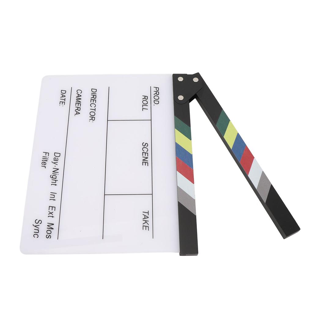 Movie Clapboard Acrylic Letters Display Scene Clapper Clap Board for Advertising Music Videos Docume
