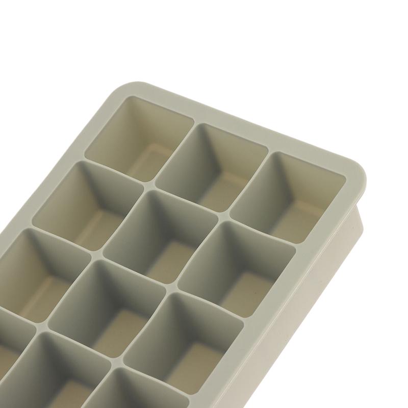 6/15 Grid Big Ice Tray Mold Giant Jumbo Large Food Grade Silicone Ice Cube Square Tray Mold Diy Ice Maker Ice Cube Tray With Lid