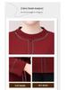 Plus Size Velvet Long Sleeve Top for Middle-Aged & Elderly - Autumn/Winter