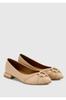 Damen Ballerinas Beige