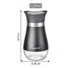 Stainless Steel Spice Jar Set With Adjustable Salt And Pepper Shakers For Kitchen Storage
