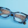 Leopard Print Flat Glasses Creative Large Frame Glasses Cat's Eye Decorative Glasses