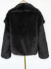 Women's Cross-Border Faux Fox Fur Coat - Plush, Regular Style