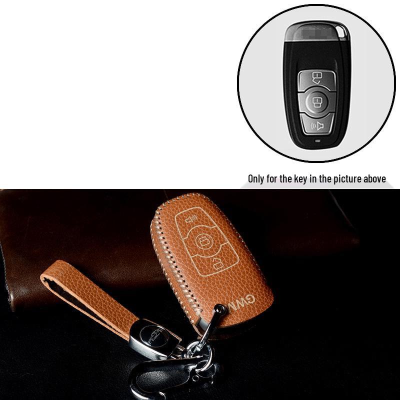 Key Case for Great Wall: Haval H6, H9, Chitu, F7, H2S, M6, F5, H4, Big Dog, F7X, Fengjun, Ora with Snap Button