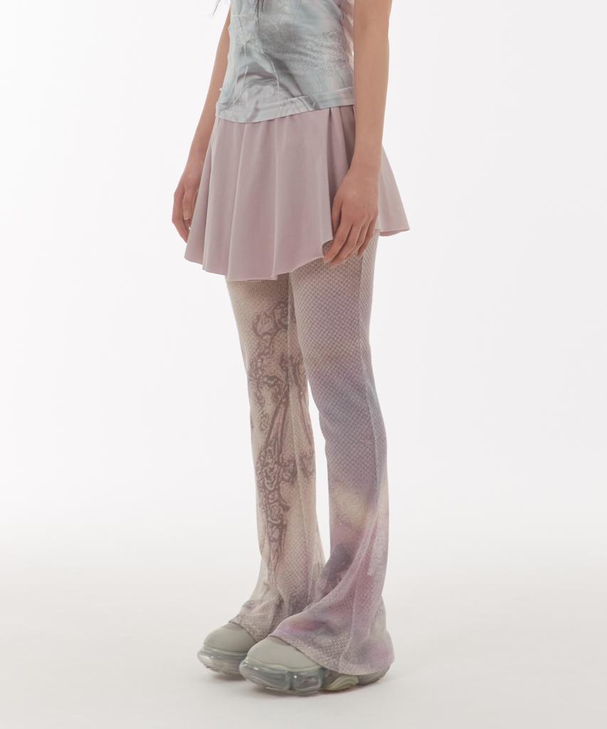 Myullib Unbalance Skirts/Pink