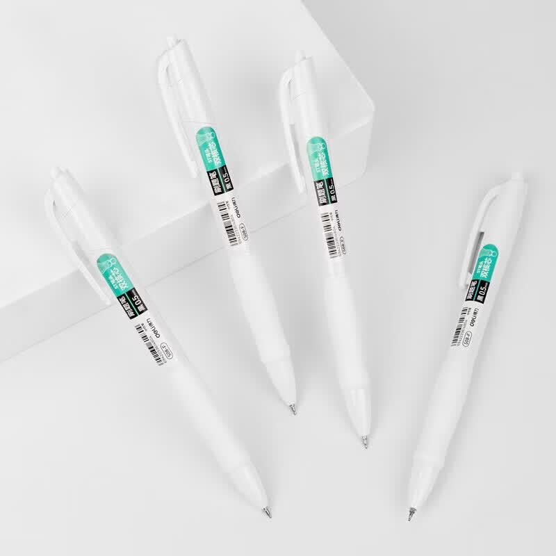 Deli 0.5mm Quick-Dry Retractable Gel Pen