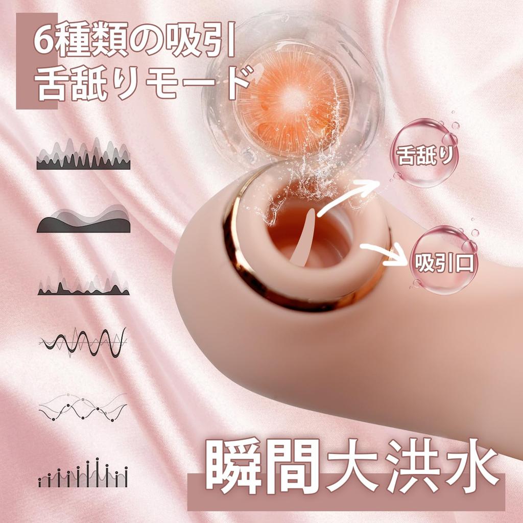 PENGBOSW Electric Vibrator for Hitting Types of 6 Types of 6 Types of Suction and Multiple Nipple and Foreplay God Powerful Silicone Soft USB Adult