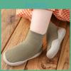 Baby Autumn Soft Sole Socks Shoes With Embroidered Fruits For Toddler Crawling And Walking