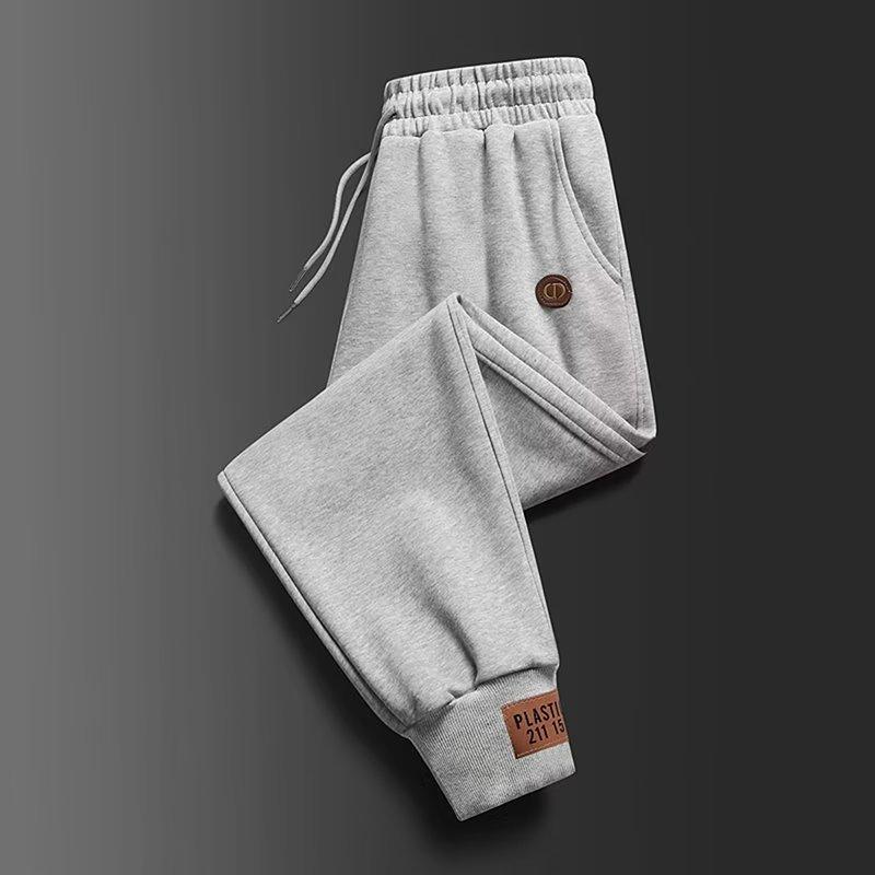 Heavy-duty Leggings, Men's Autumn and Winter Cold-resistant and Warm Cotton Casual Pants, Loose Elastic Knitted Sweatpants