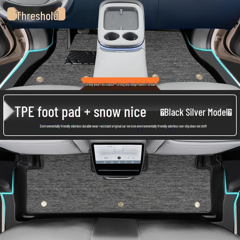 2025 Xpeng G7 TPE Vollabdeckung Fußmatten - Spezielle Innenraum-Modifikationszubehörteile für Autos
