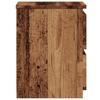 Vidaxl Bedside Table, Old Wood 30X30X40 Cm, Wood-Based Material