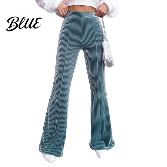 Loose Fit Women Pants Retro Corduroy Flared High Waisted Wide Leg Trousers for All-day Wear Solid Color Casual Work Travel And Daily