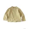 Children Warm Thermal Top Cartoon Embroidered Shirt Winter Long Sleeve Inner Wear for Kids