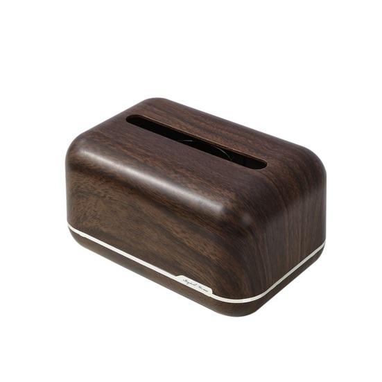 Tissue Box Magnetic Opening Closing Automatic Lifting Spring Smooth Paper Pull Tissue Container Classic Style Tissue Dispenser