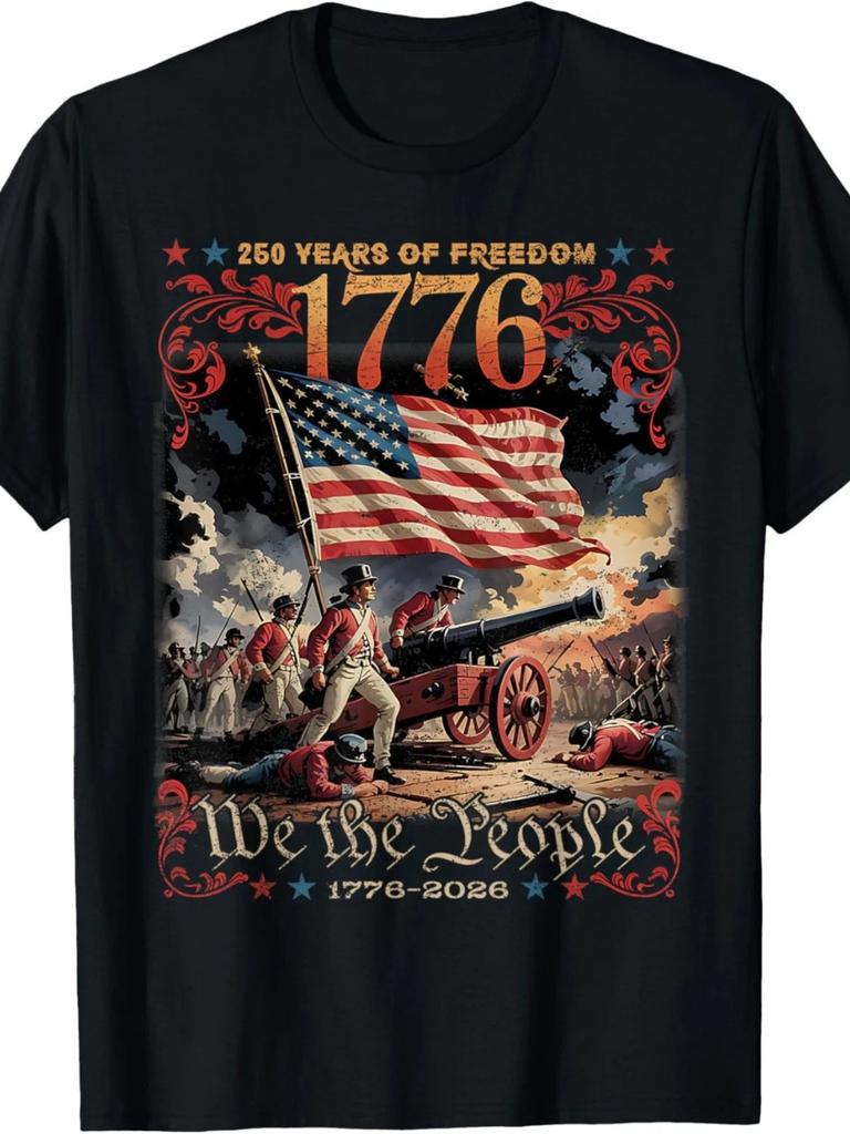 USA 250. Jubiläum T-Shirt | 1776-2026 Wir das Volk Patriotisches Tee