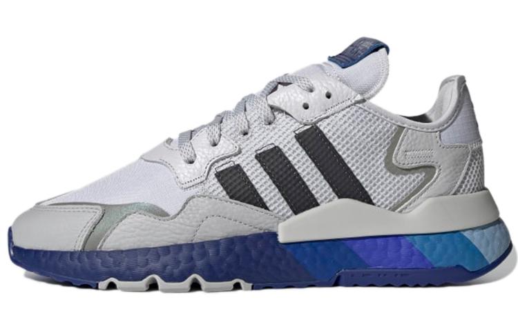 Adidas Originals Nite Jogger  Grey Black Blue  H01716 36