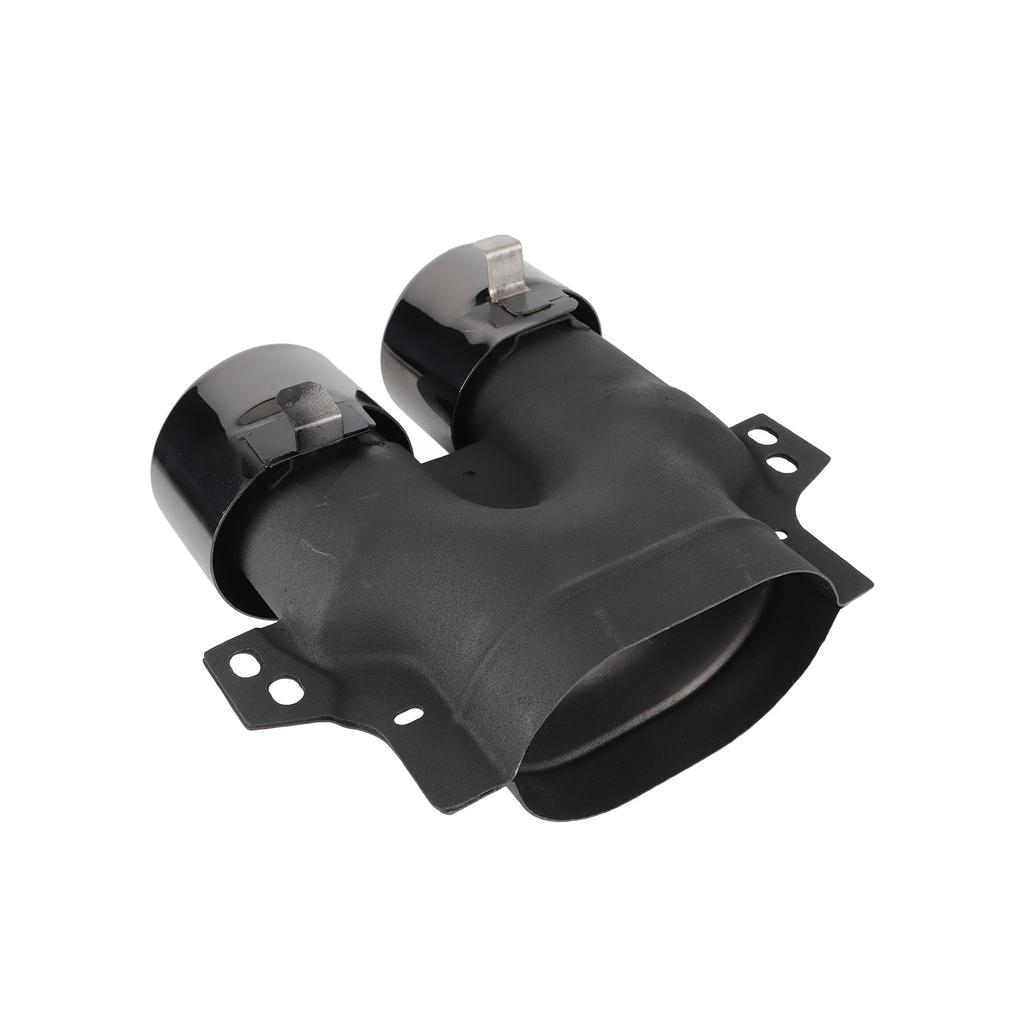 Vierfach Auspuffblenden Passend für AMG C43 W205 S205 C205 A205 Facelift 2019+(Schwarzes Chrom )