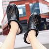 Plus Size Men's Beach Sandals: Casual Summer Slip-On Shoes with Large Ventilation Holes (Sizes 48-49).