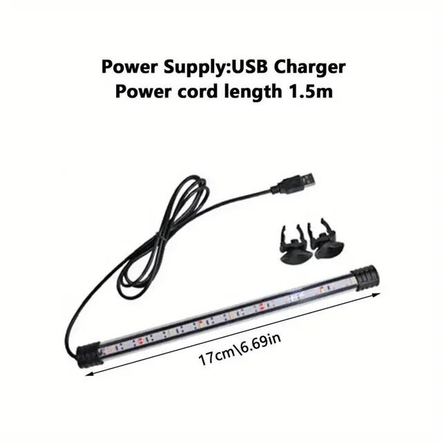 

17-47см аквариумное светодиодное освещение лампа для создания атмосферы при погружении USB водонепроницаемая лампа для роста декоративных растений для аквариума аксессуары AC110-240В