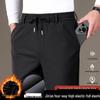 Men's Fleece-Lined Drawstring Casual Pants