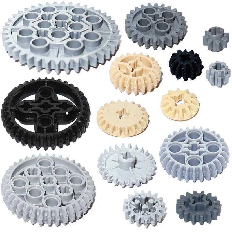 Peças MOC de Engrenagens em Massa 3649 3648 3647 10928 32498 32269 32270 32198 6589 4019 94925 3650 46372 Blocos de Construção Técnicos