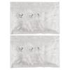 Elvia Short Oval Mini Nail Tips No. 3 200p Clear 2 Pcs