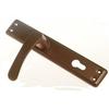 BROWN DOOR HANDLE WITH KEY - MP KL BK B