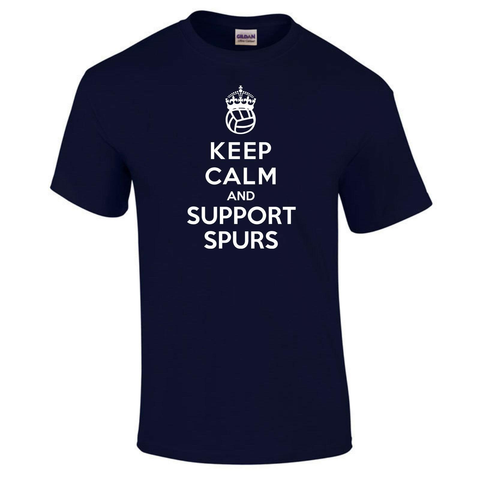

Keep Calm And Support Spurs North London Football Club Premium Unisex T-Shirt