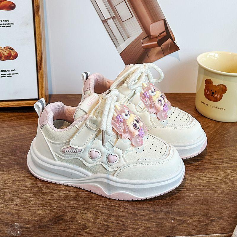 

Спортивная обувь для девочек Весна и Осень Детская Повседневная Дышащая Обувь на Плоской Подошве 30