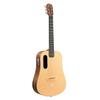 LAVA ME 4 Solid Top Series Spruce Acoustic-Electric Guitar with Smart HILAVA 3.5' Touchscreen Burlywood 41" Airflow Bag