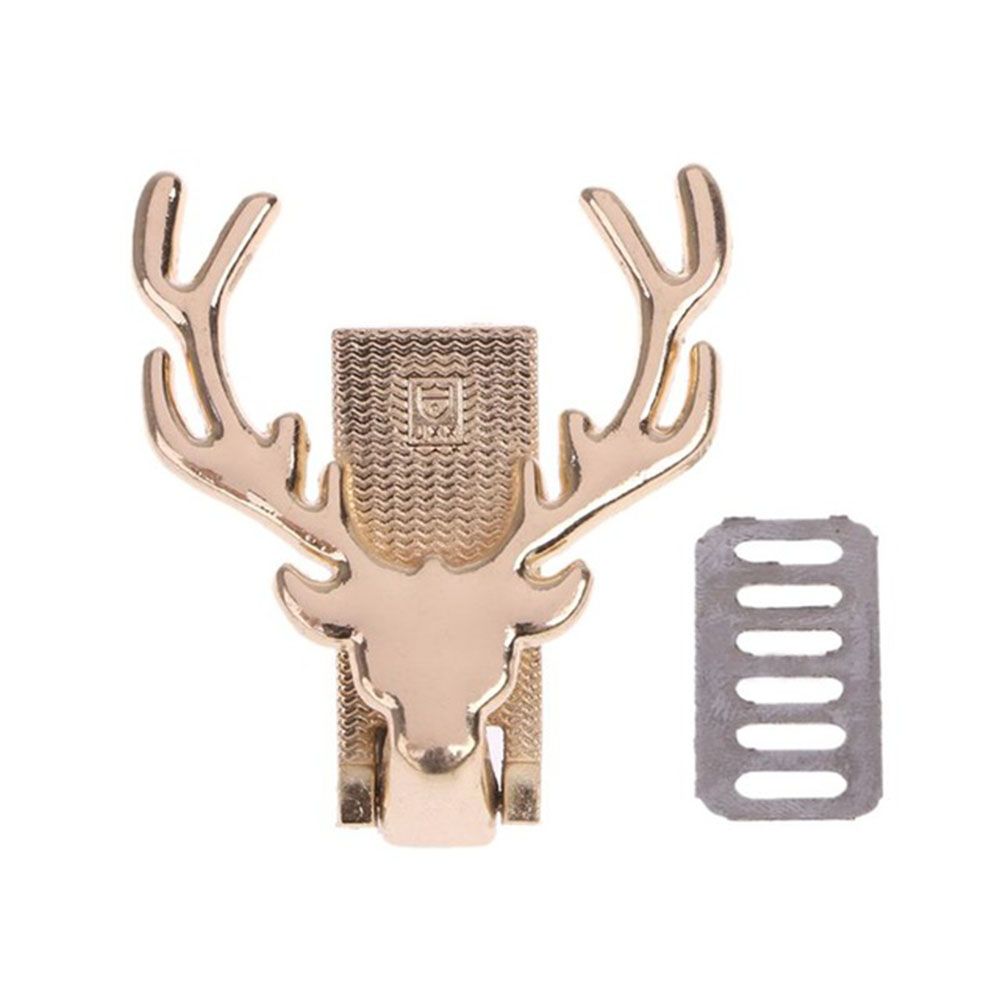 

Metal Craft Deer Design DIY Bag Accessories Decoration Hardware золотой