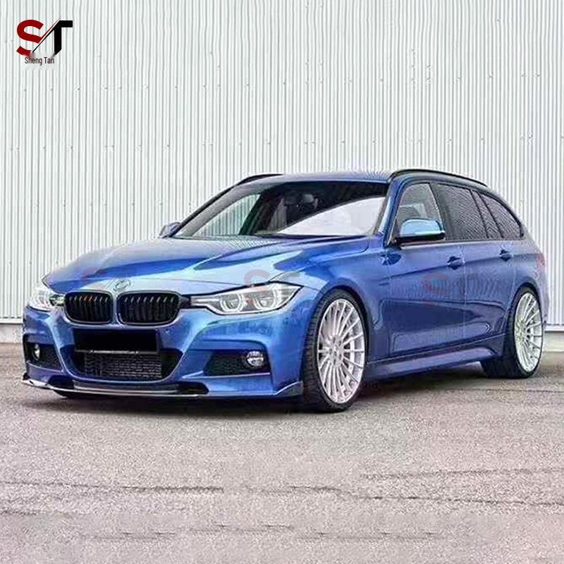 BMW 3 Series F30/F35 Hamann Style Carbon Fiber Front Lip Diffuser Kit