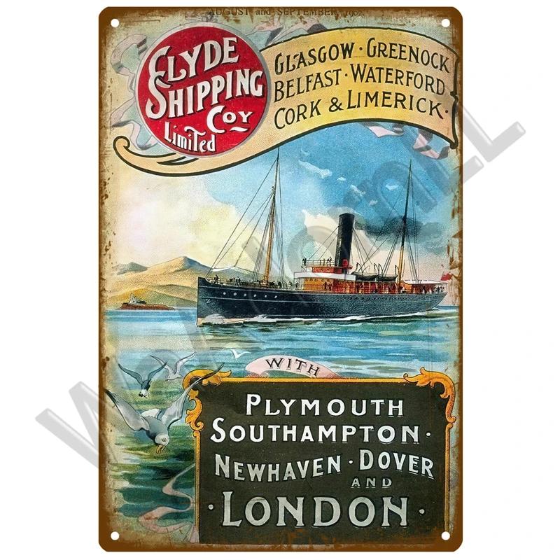 Beach Tin Sign Plaque Metal Summer Sign Metal Plate Wall Decor For Beach Bar House Surf Club Decorative Iron Painting Poster