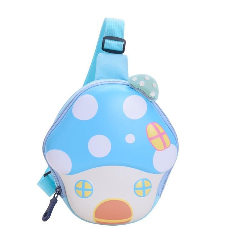 Cute Pattern Mushroom And Portable Function Children Trendy Nylon Wallet Chest