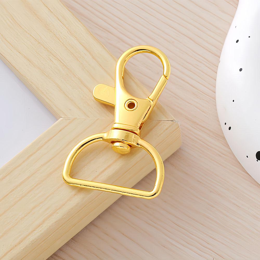 5/10PCS Swivel Hook Key Chain Clip Hook D-Ring Lanyard Lobster Claw Clasp for Lanyard Key Ring Making Wallet Hardware Crafts