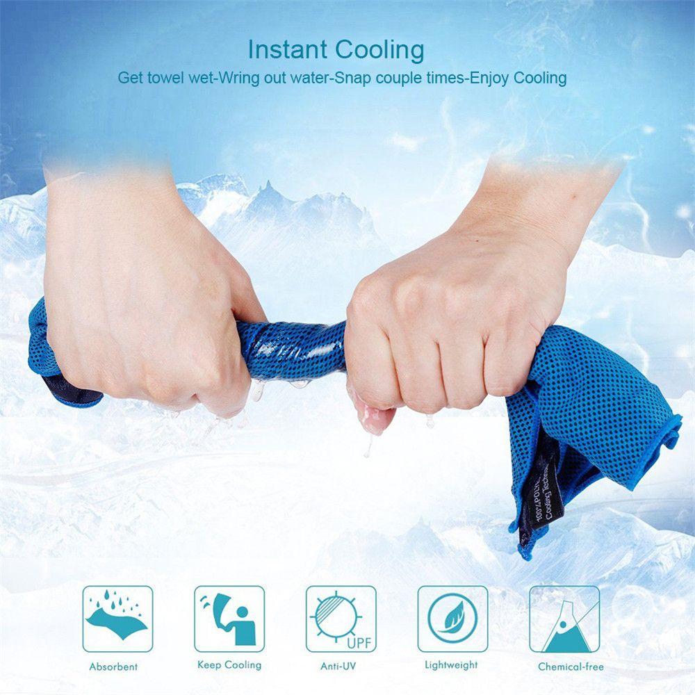 Towel Gym Summer Microfiber Swimming Yoga Ice Face Towel Sport Towel Rapid Cooling Quick-Dry