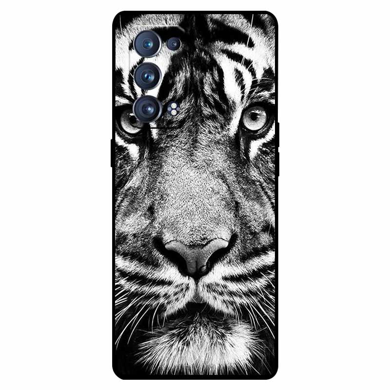For Oppo Reno 6 Pro 5G Case Snapdragon Shockproof Soft Silicone TPU Back Cover For Oppo Reno 6 Pro CPH2247 Phone Cases Cute Capa