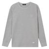 BUCKAROO Waffle Basic Round Neck T-Shirt Melange Grey