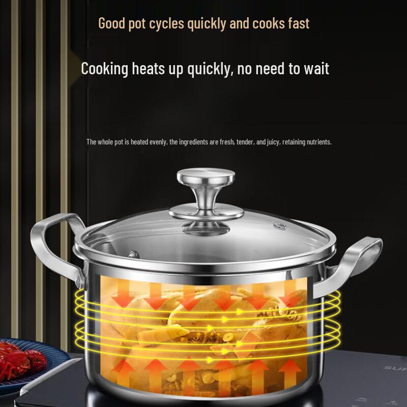 Sule Thickened Stainless Steel Soup Pot