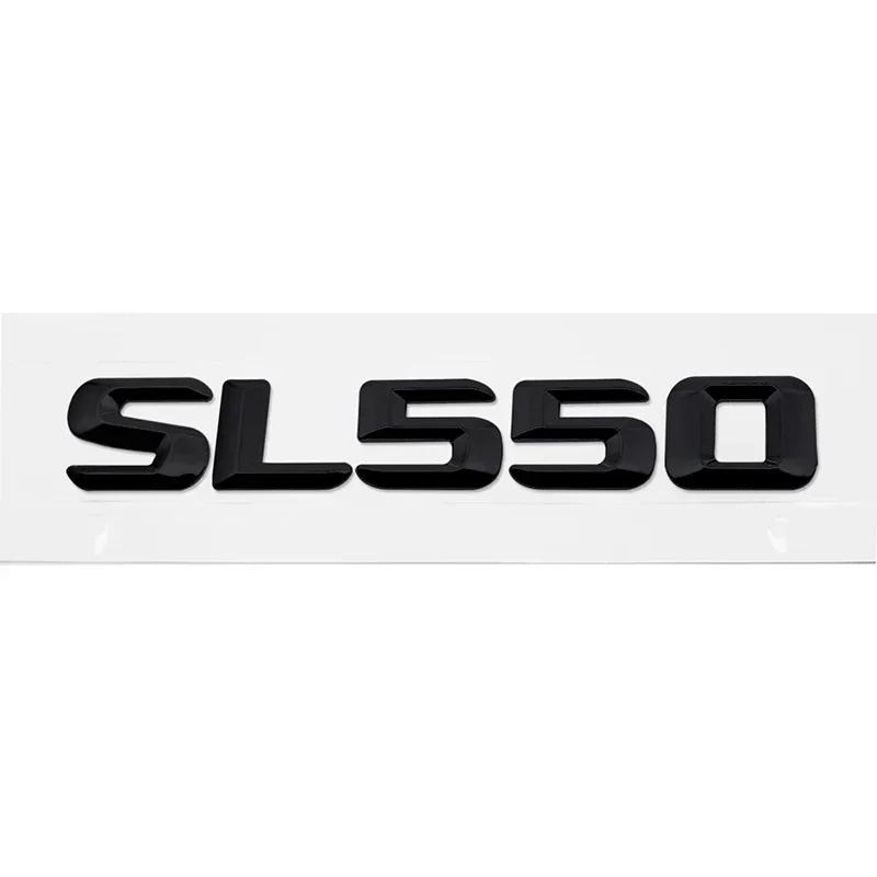 Car Rear Trunk Stickers for Mercedes Benz SL350 SL400 SL450 SL500 SL550 SL600 Auto Tail Box 3D Emblem Badge Decal RN1