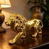 3D Printed Lion Artisan Decor for Upscale Home Office and Shelf Styling