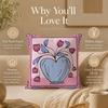 Colorful Decorative Cushion Cover Double-Sided Printed Pillow Cover Hypoallergenic Dust-Mite Proof