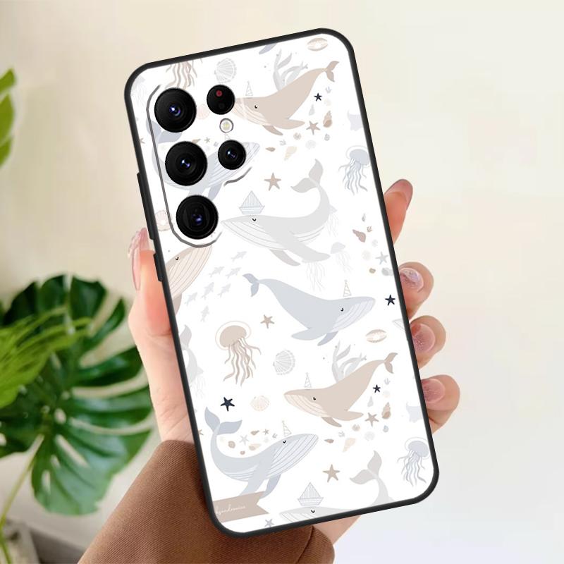 

Baby Whale Soft Case For Samsung Galaxy S25 Ultra S21 S22 S23 S24 Plus S9 S10 S20 FE S24 FE Phone Cover Galaxy S20Ultra