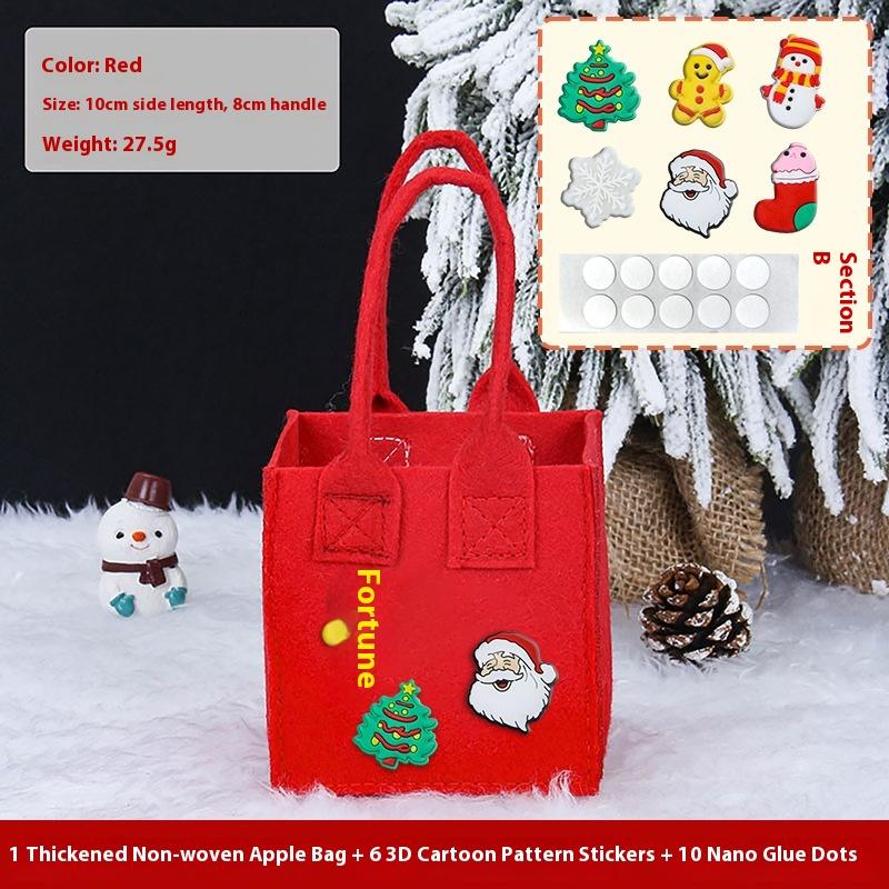 Christmas Apple Bag Children's Gift Bag Kindergarten Candy Bag Christmas Eve Apple Packaging Gift Box