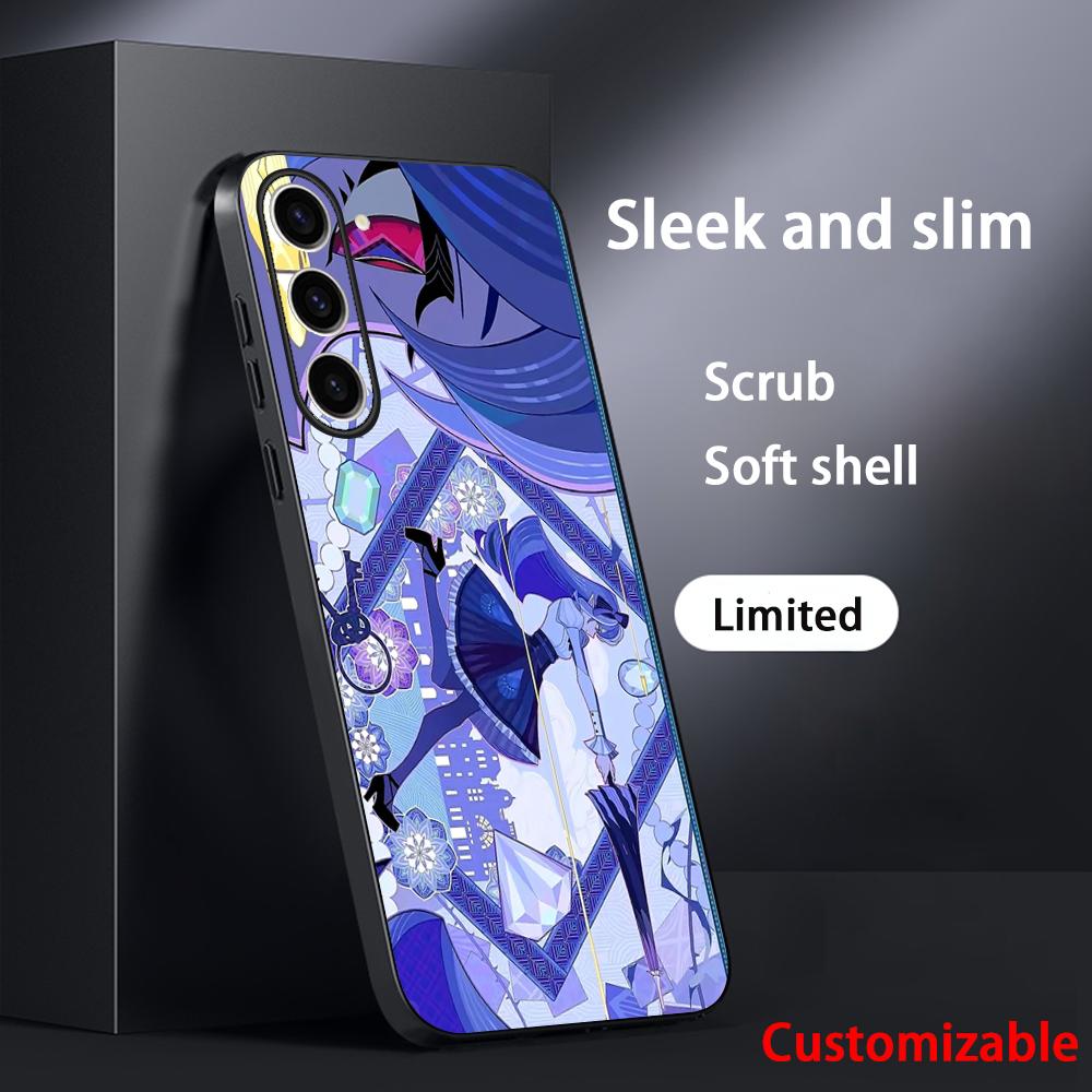 Vivian cool game girl pattern Phone Case For Samsung Galaxy S26 S25 S24 S23 S22 S21 Plus Ultra Note20 Soft Black
