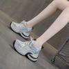 Small Thick-soled Inner Height Increase Mesh Breathable Dad Shoes Women's Summer Sports and Leisure Fashion Women's Shoes