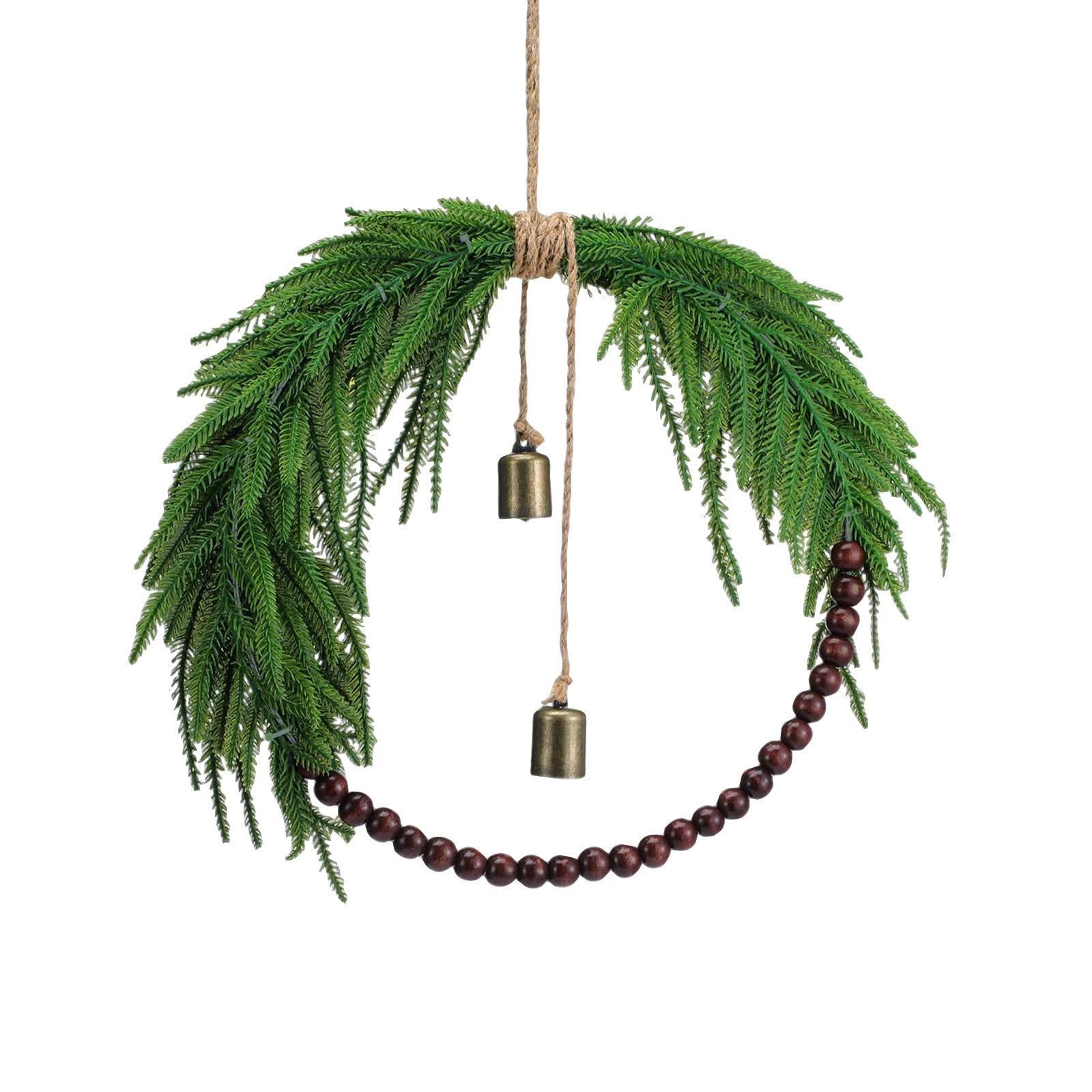 

Миниатюрный рождественский венок Норфолк, Подходит для входных дверей, Деревенский рождественский, И может использоваться, Камины, Столы и W One Size