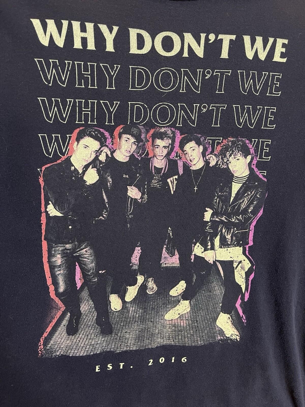 Why Don t We Pop Band Vintage Style Graphic T-Shirt Size Small Alternative Brand Unisex T-Shirt XXXXL