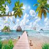 Custom Photo Wallpaper Modern Seaside Landscape Murals Living Room TV Sofa Bedroom Background Wall Painting Papel De Parede 3D