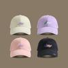 Baseball cap peaked cap women's spring and autumn hard top wide brim high cranial top versatile fashion deep top small face new